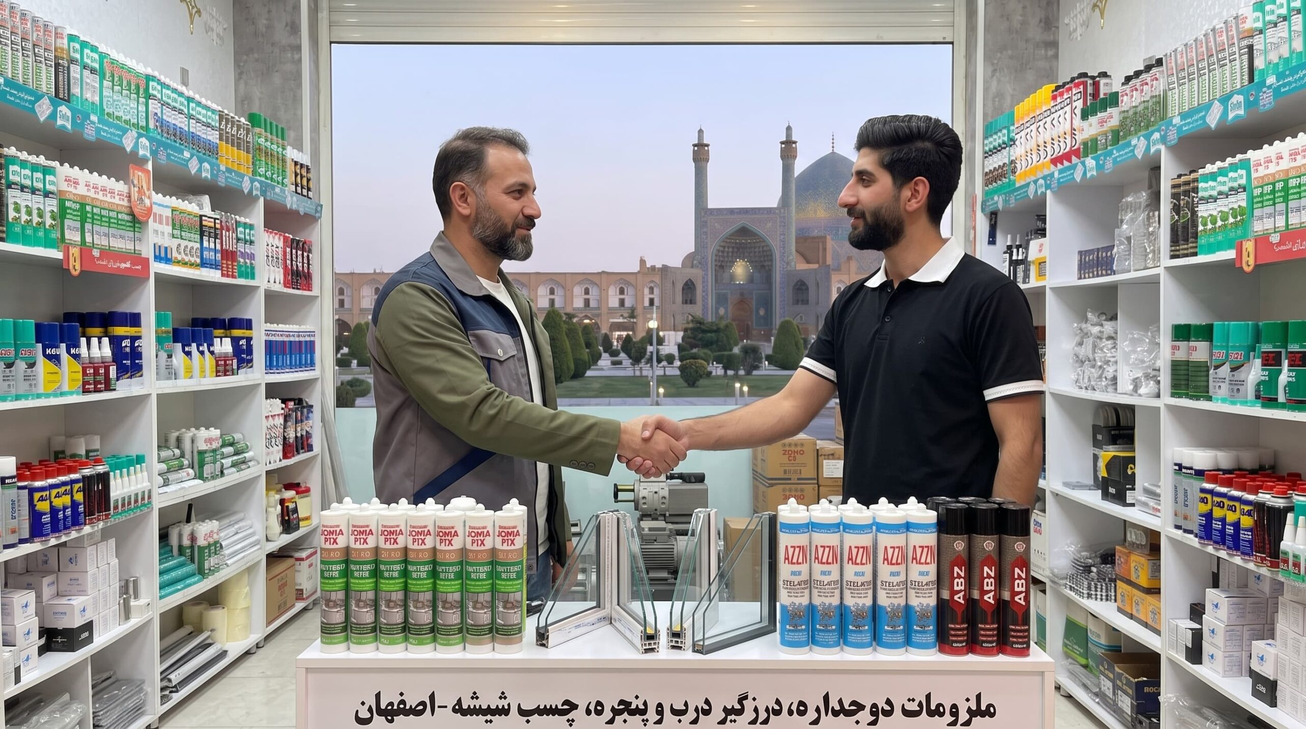 چسب شیشه خودرو اصفهان