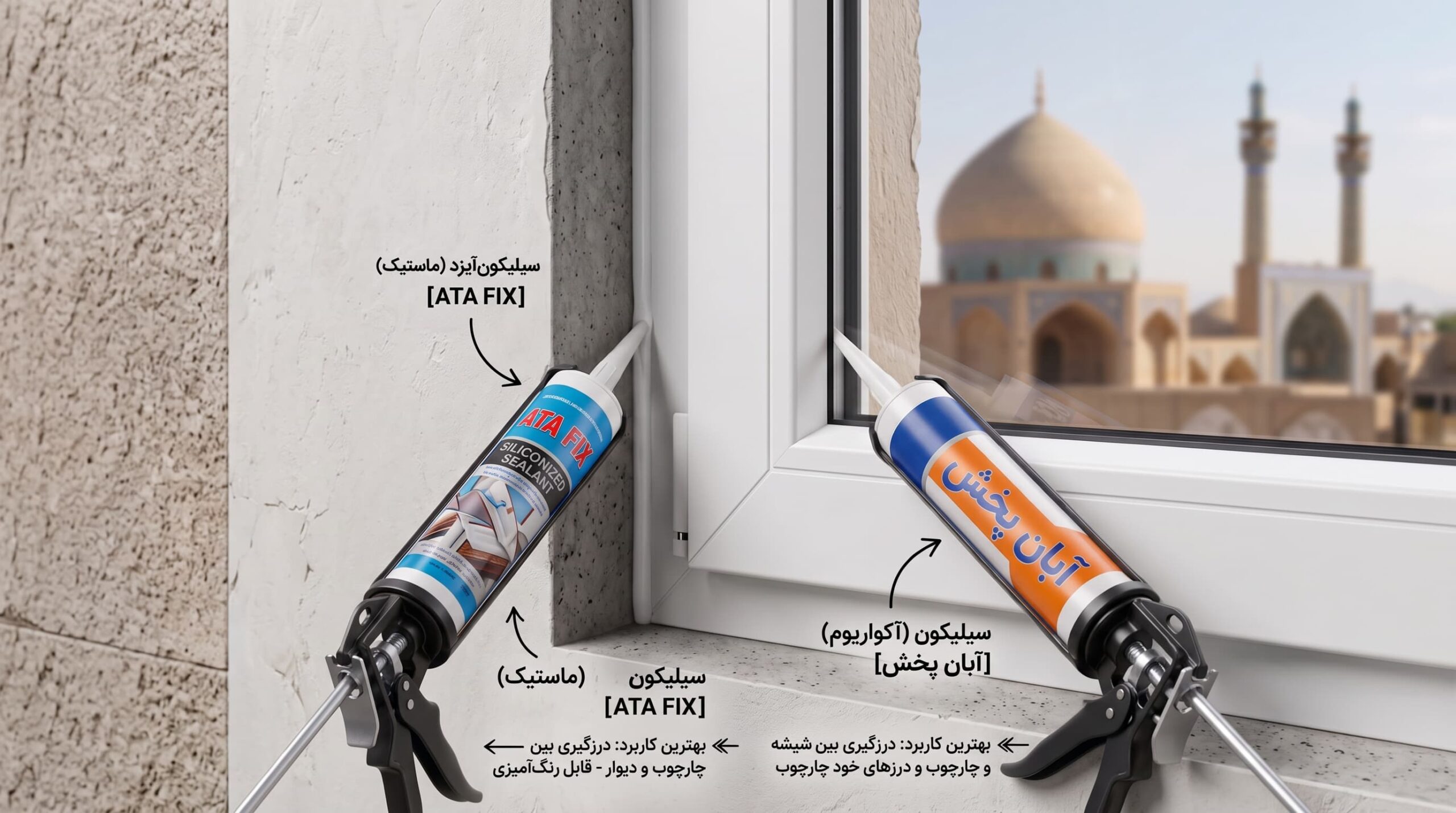 درزگیر درب و پنجره دوجداره