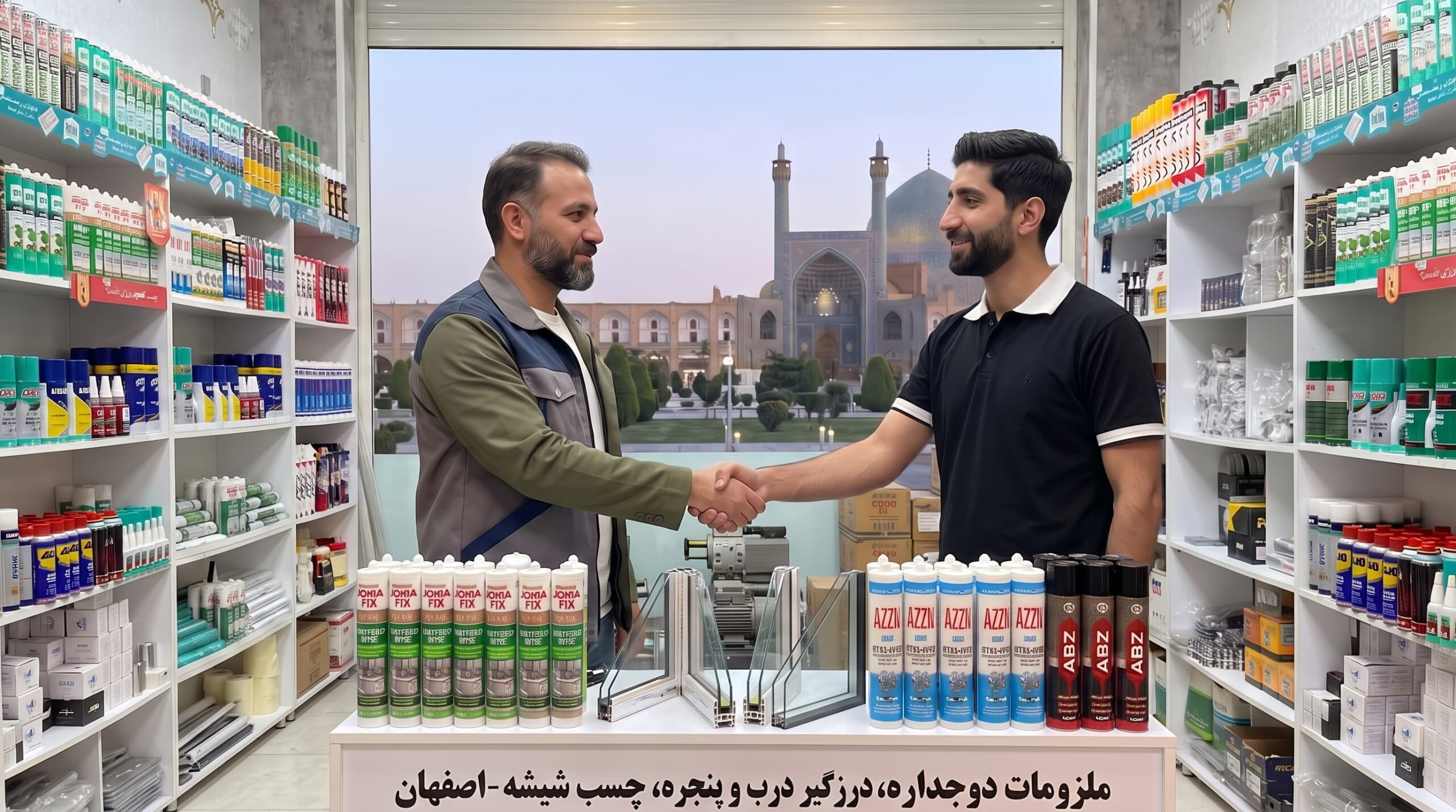 چسب شیشه خودرو اصفهان